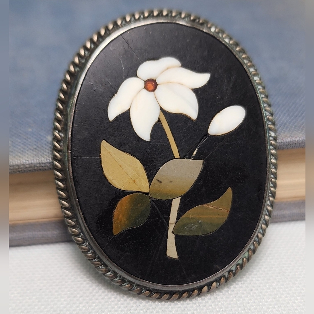 Antique Jo Michels Sterling Silver Brooch
